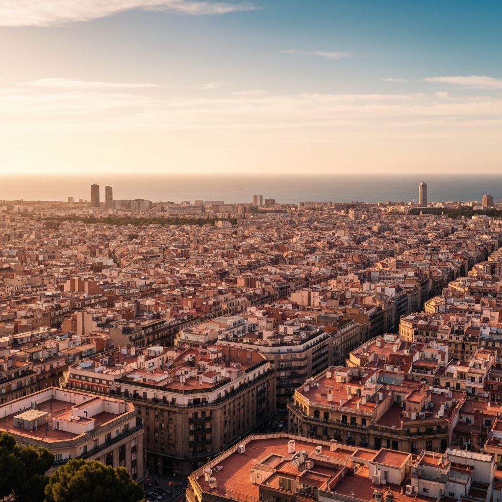 Barcelona cityscape